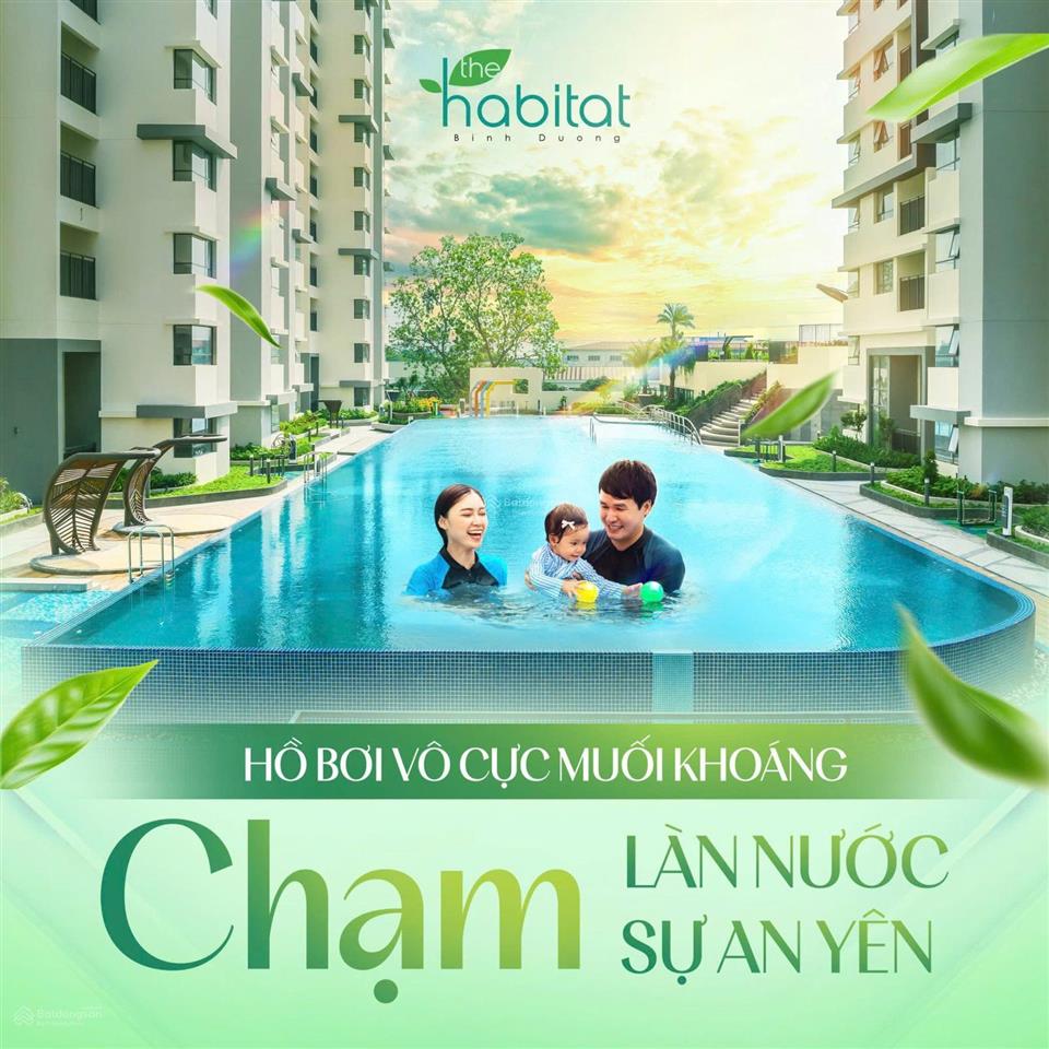 The habitat bình dương nhận nhà ngay 30%, cho thuê 12 tr/th, sổ hồng 36 tháng