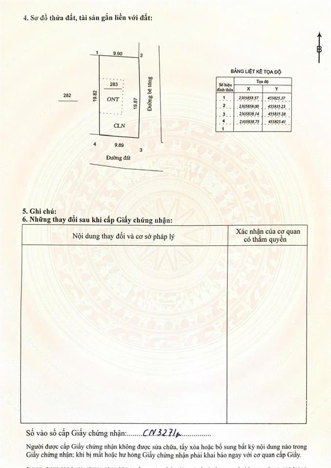 Cần bán thửa đất 198,8m2. lô góc 2 mặt thoáng