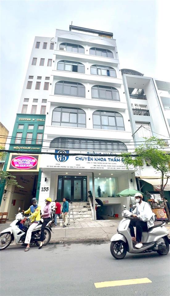 Bán tòa nhà mặt tiền lê văn sỹ, phú nhuận dt 8x34m hầm 6 tầng hđt 350 triệu giá 55 tỷ