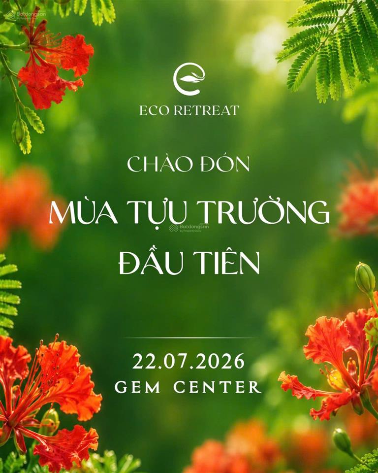 Chính thức nhận booking rừng phượng, giá chỉ 5,9 tỷ. tt chỉ 10% ngưng đến khi nhận nhà