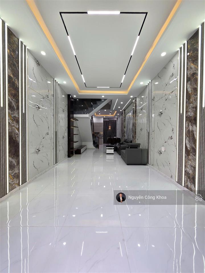 Bán vội nhà 1t 2l hoàn công, 4 phòng ngủ, kdc đẹp gần chợ phú phong, p. bình chuẩn, tp. thuận an