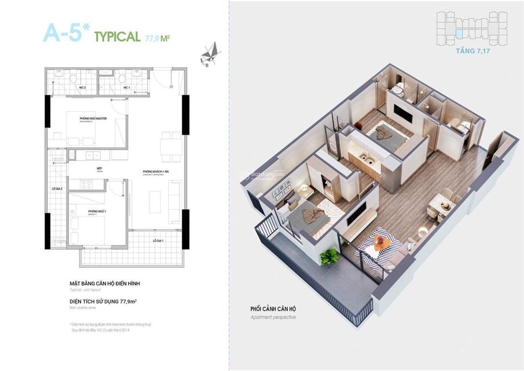 Bán cc 2pn, 2wc tại hà sơn tower đồng gạc, hoài đức, hà nội, giá cực chất chỉ với 65 triệu / m2