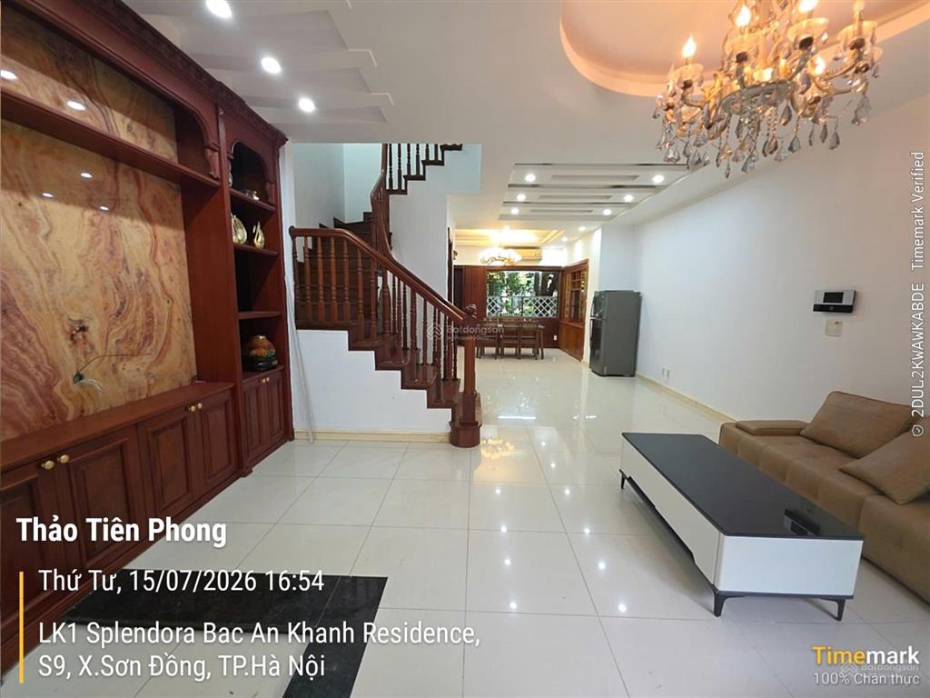 Chuyển nhượng liền kề splendora 102,6m², sổ đỏ. nhà sửa đẹp, 2 mặt thoáng, giá 24 tỷ thương lượng