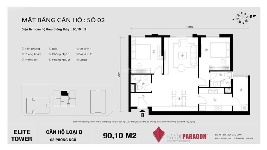 Hàng hiếm chuyển nhượng căn hộ tòa b paragon hà nội paragon cầu giấy giá chỉ từ 83tr/m2