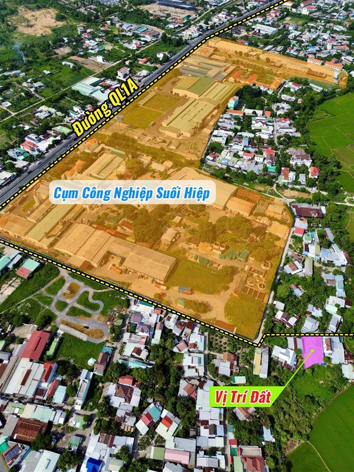 Bán 3 lô đất suối hiệp diên khánh, cách quốc lộ 1a chỉ 300m, sau lưng cụm công nghiệp suối hiệp.