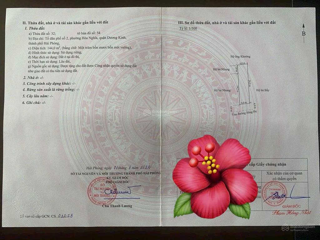 Cơ hội săn giá rẻ mặt đường sông he gần sát vinhomes dương kinh em huyền có một lô giá