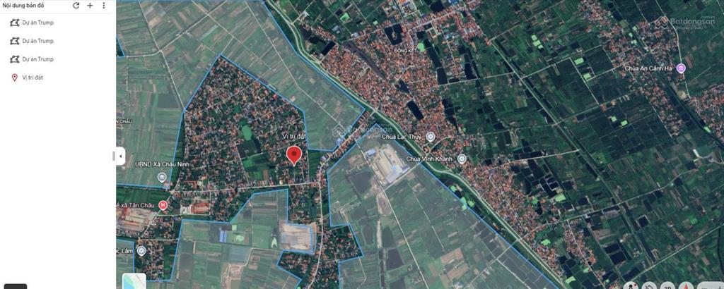 Cc cắt lỗ lô đất châu ninh 100m2 mt 5.3m nhỉnh 1 tỷ view dự án trump (hot)