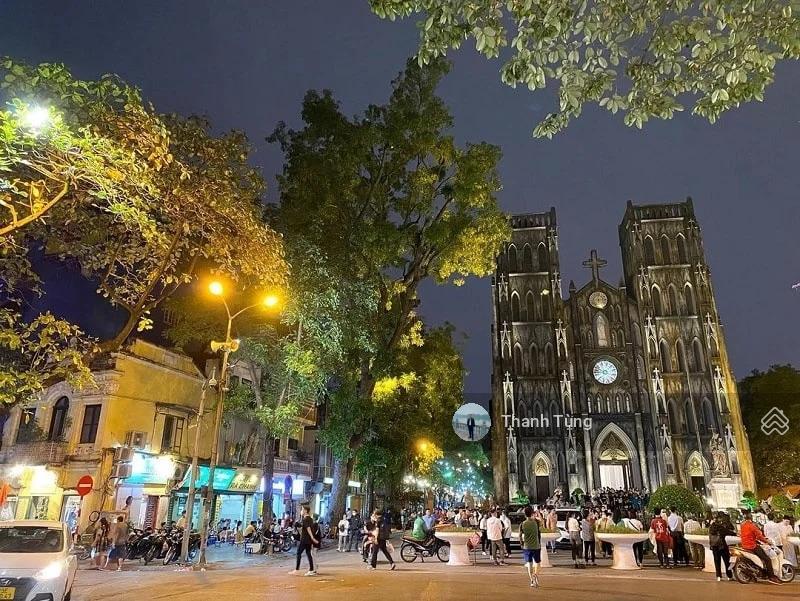 Lô đất hai mặt tiền siêu hiếm vị trí vàng phố nhà chung nhà thờ lớn kinh doanh siêu đỉnh