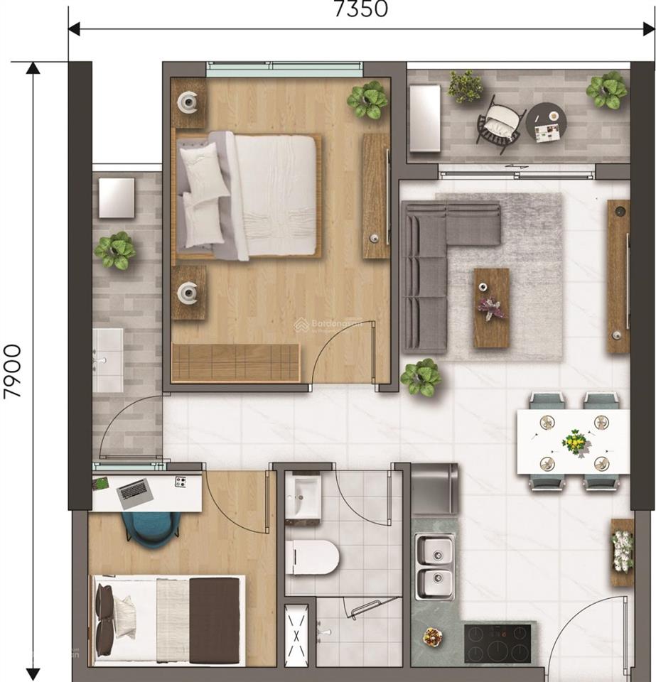 Hàng hiếm căn 54m2 2pn1wc d aqua view võ văn kiệt giá 3,9 tỷ, tầng trung. 0906 435 ***