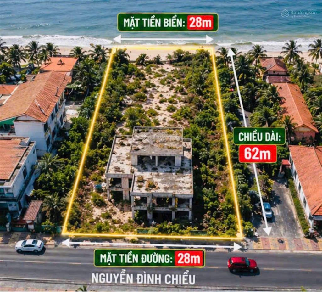Bán 275m2 có sẵn 136m2 tmdv đường nguyễn đình chiểu, hàm tiến