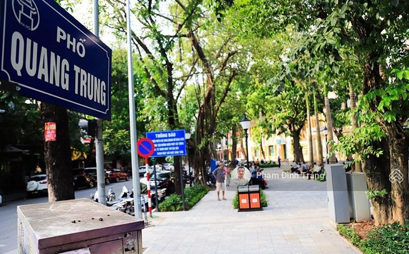 Chỉ 20 tỷ mặt phố quang trung hoàn kiếm vỉa hè 8m kinh doanh sổ riêng 6 tầng