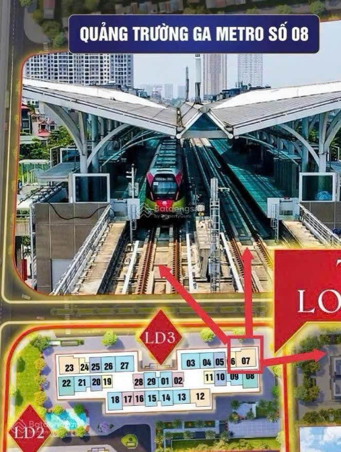 Bán 3 ngủ đông nam 90.7m view ga metro giá chỉ 6.1 tỷ 0911 269 ***