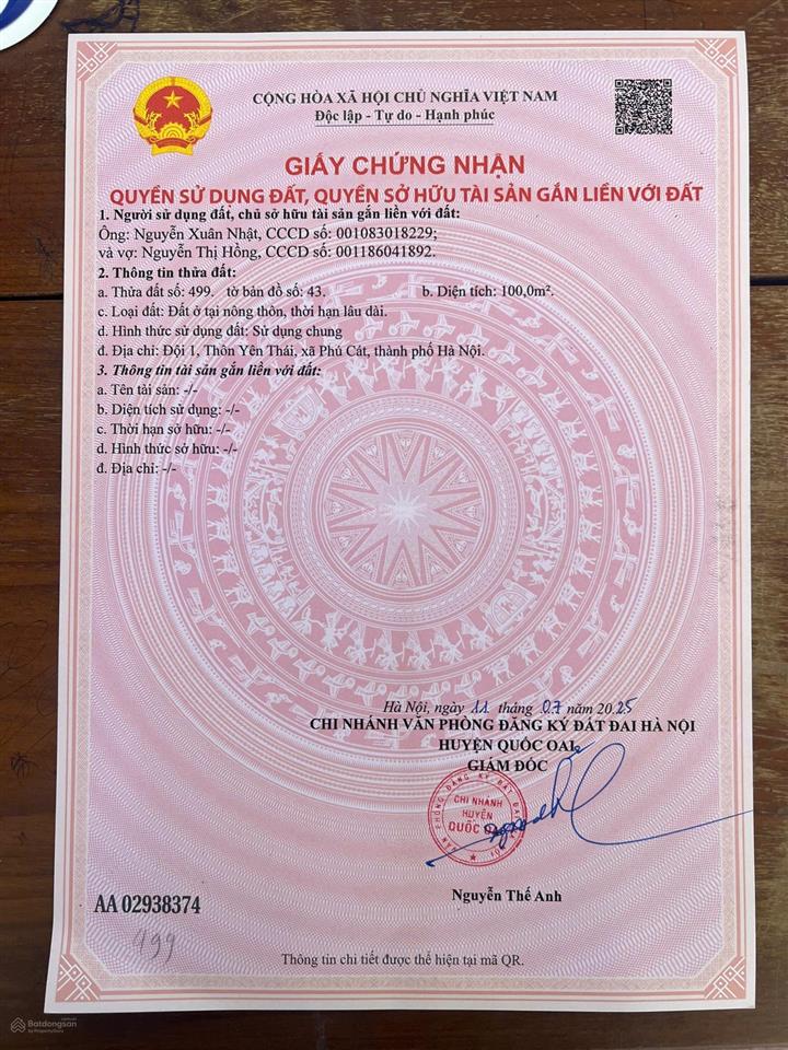 2 tỷ được 100m thổ cư tất đường trước đất 4m. cách trục đường nhựa chỉ 80m. cách khu cn chỉ 150m.