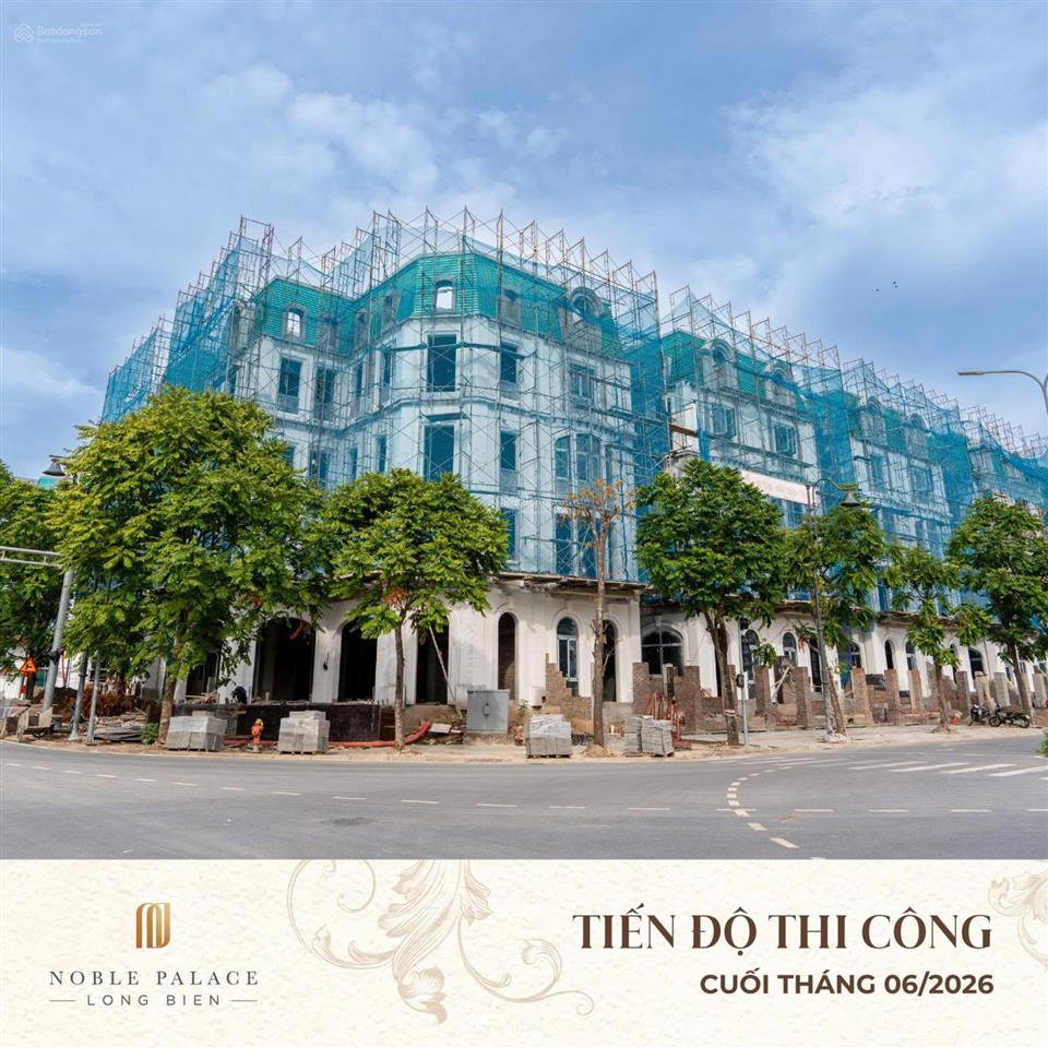 Hiếm! bán dinh thự noble palace long biên 148,7m², phân khu venus gần đào hinh, chỉ từ 54,996 tỷ