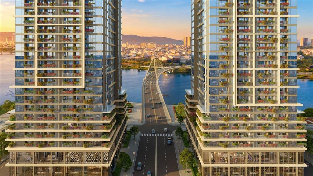 Căn 2pn slight tower view sông pháo hoa giá chỉ từ 2 tỷ 7 thiết kế đẹp tối ưu công năng
