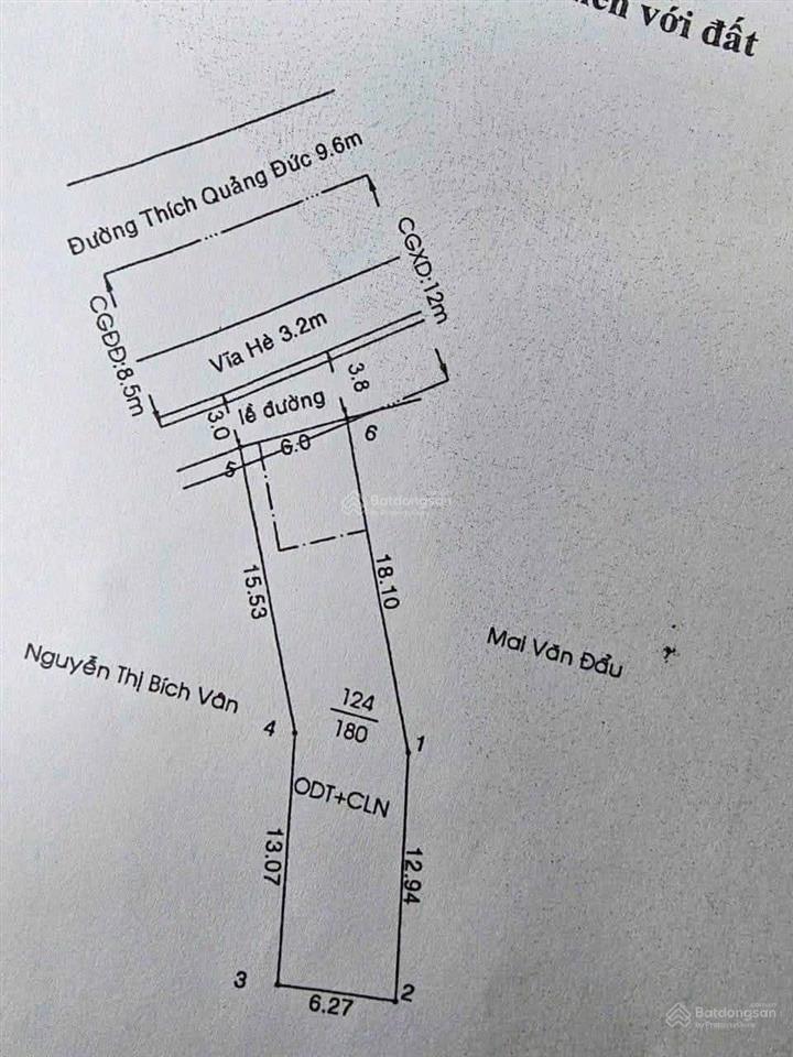 Ngợp giảm 3tỷ còn 13tỷ (giá cũ 16tỷ), mtkd thích quảng đức ngang 6x30m, thổ cư full là lợi thế