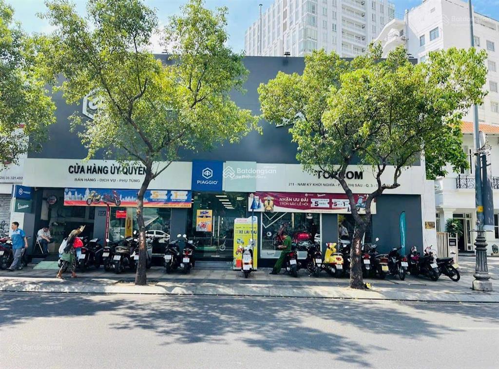 Bán nhà góc 2 mặt tiền nam kỳ khởi nghĩa 20x45m 4 tầng giá bán 199 tỷ tin thật 100%