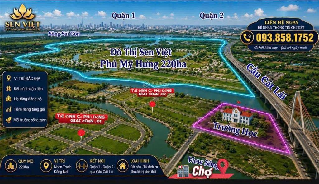 Cần bán tái định cư phú đông xã đại phước tp đn weu sông shr xây dựng tự do