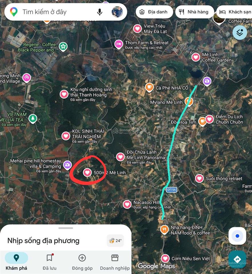 500m2 đất nam ban lâm hà ven đà lạt chỉ 390tr full giá (bao thuế phí), shr (đl3)
