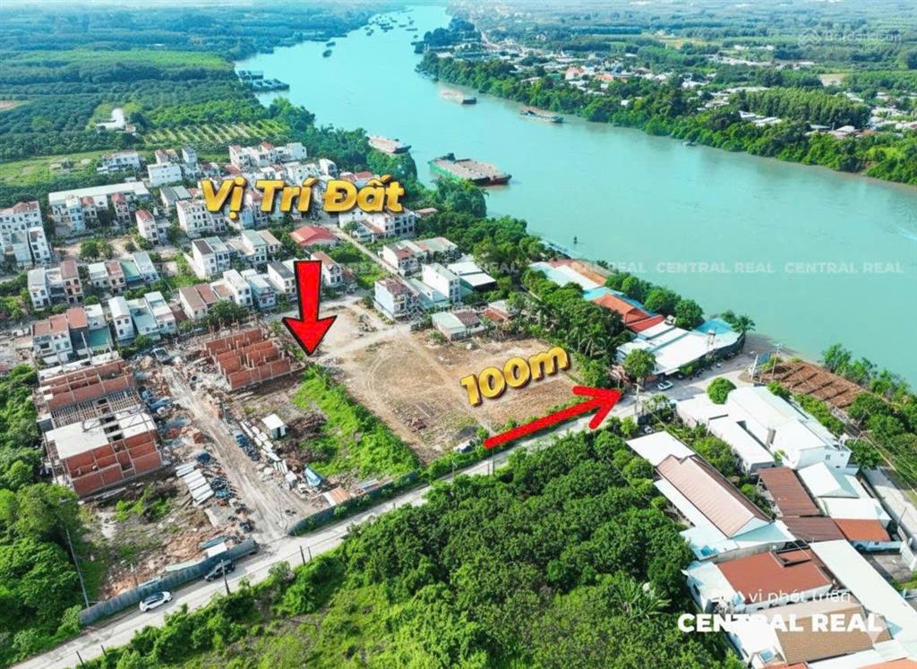 Đất f0 view sông chính chủ giá 980tr/nền ngay p. tân triều, sổ riêng thổ cư 100%