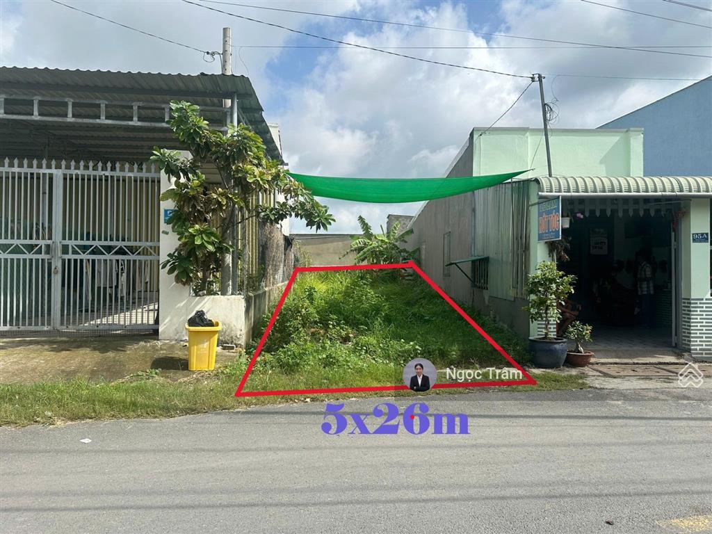 Thanh lý gấp 130m2(5x26)giá 780triệu đường nguyễn văn hoài xã tân an hội huyện củ chi sổ hồng riêng
