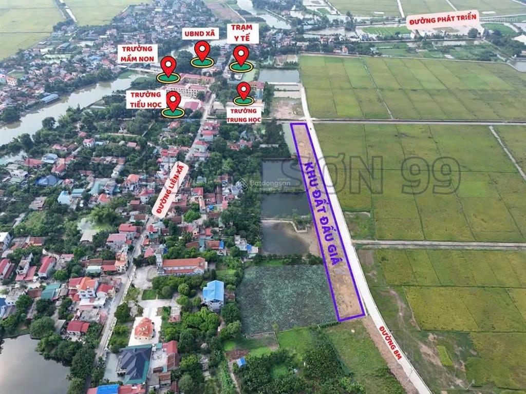 Bán đất đấu giá đẹp tại xã an tiến, 2,2 tỷ vnd, 100 m2, nhiều tiện ích, chính chủ