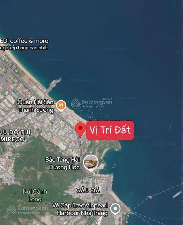 [lvcc] đất vàng trần phú nha trang 1.373m 3 mặt tiền cạnh biển sổ đỏ dài [123 tr/m2]