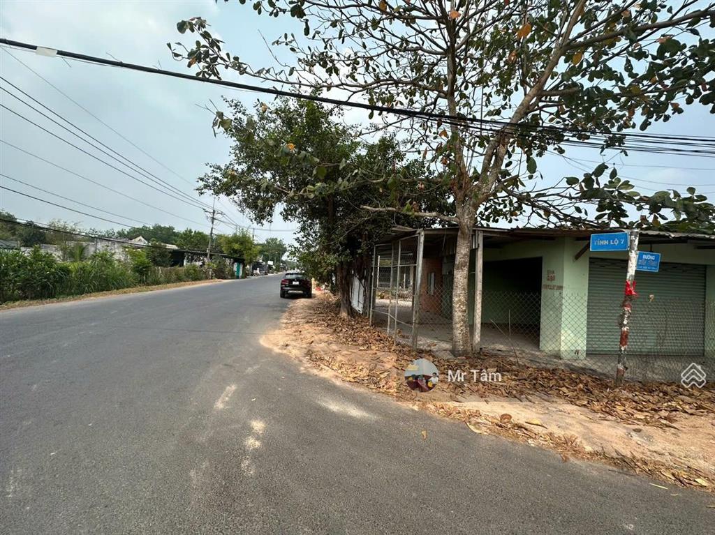 Bán lô đất góc 2mt đường tỉnh lô 7, dt 406m, có 208m thổ cư, xã an nhơn tây.