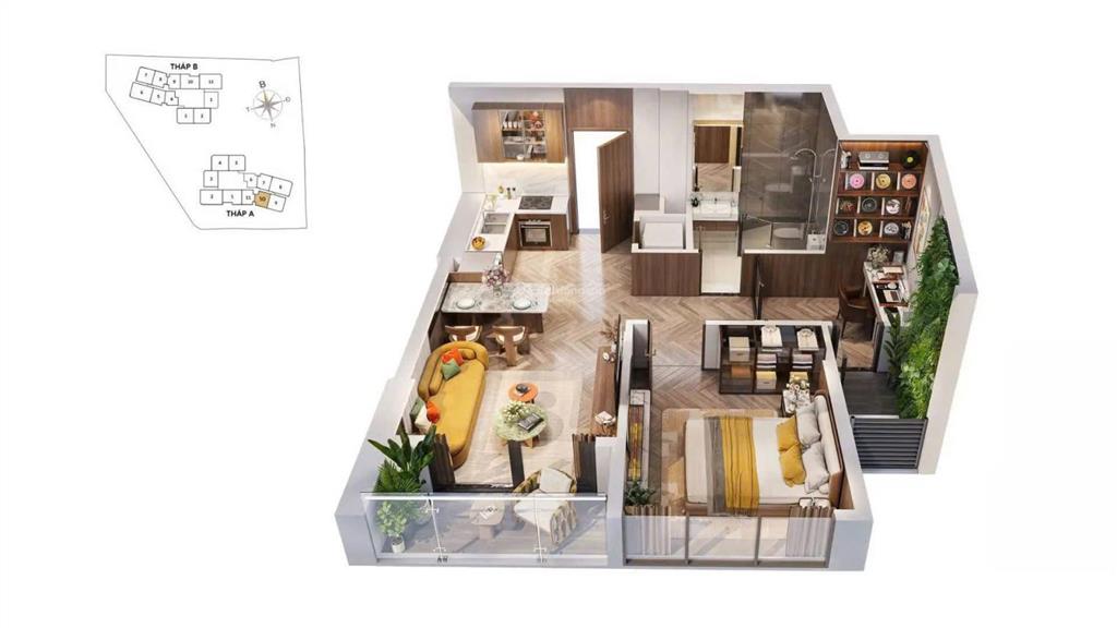 Căn hộ view sông tại vlasta premier phú thuận ký hđ với 440tr, ngân hàng miễn lãi 2 năm