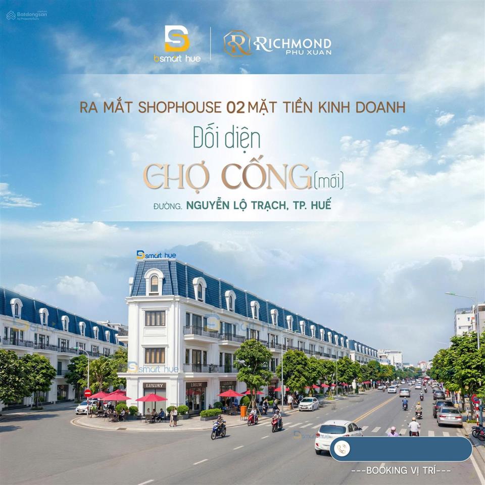 Chợ cống đã về, nhà phố nổi bật chính thức mở bán