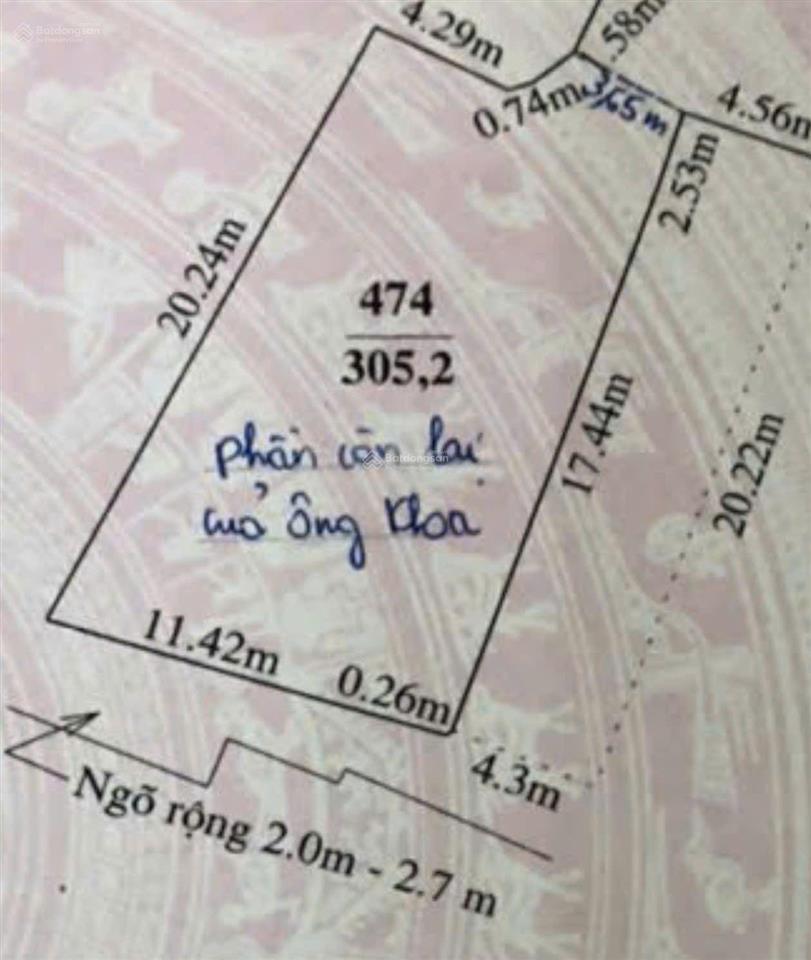 Cần bán lô đất chính chủ 200m2 ngõ 605 hàm nghi, tp. thanh hóa