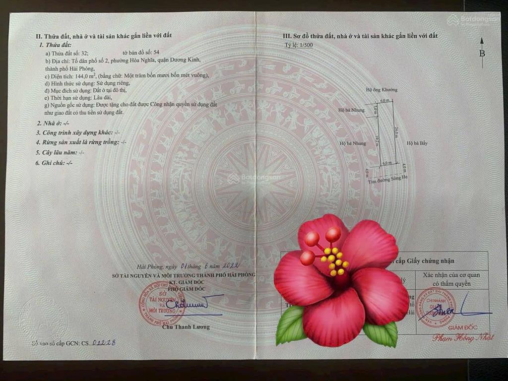 Cơ hội săn giá tốt mặt đường sông he gần sát vinhomes dương kinh em huyền có một lô giá