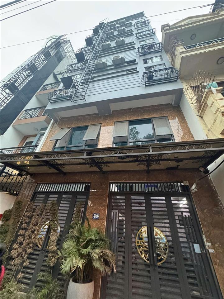 Lương thế vinh. sau ktx đại học hà nội. 8 tầng 129m2 mặt tiền 6.3m 39 phòng khép kín.180 triệu 6.5%