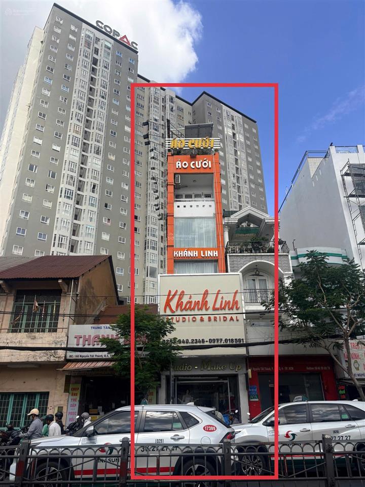 Bán siêu phẩm siêu hiếm mặt tiền nguyễn tất thành quận 4( 4x23)6 tầnghdt 80tr/th bán 35 tỷ