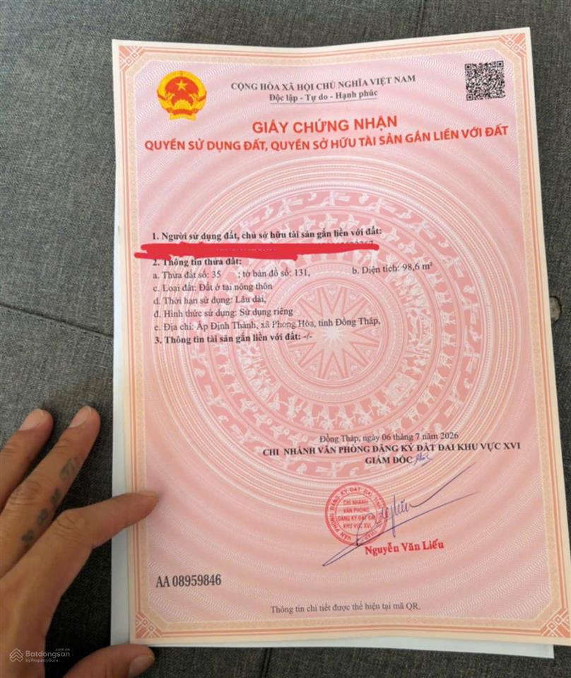 Đất nền cực đẹp tại cụm dân cư định hòa phong hòa giá chỉ có 730 triệu