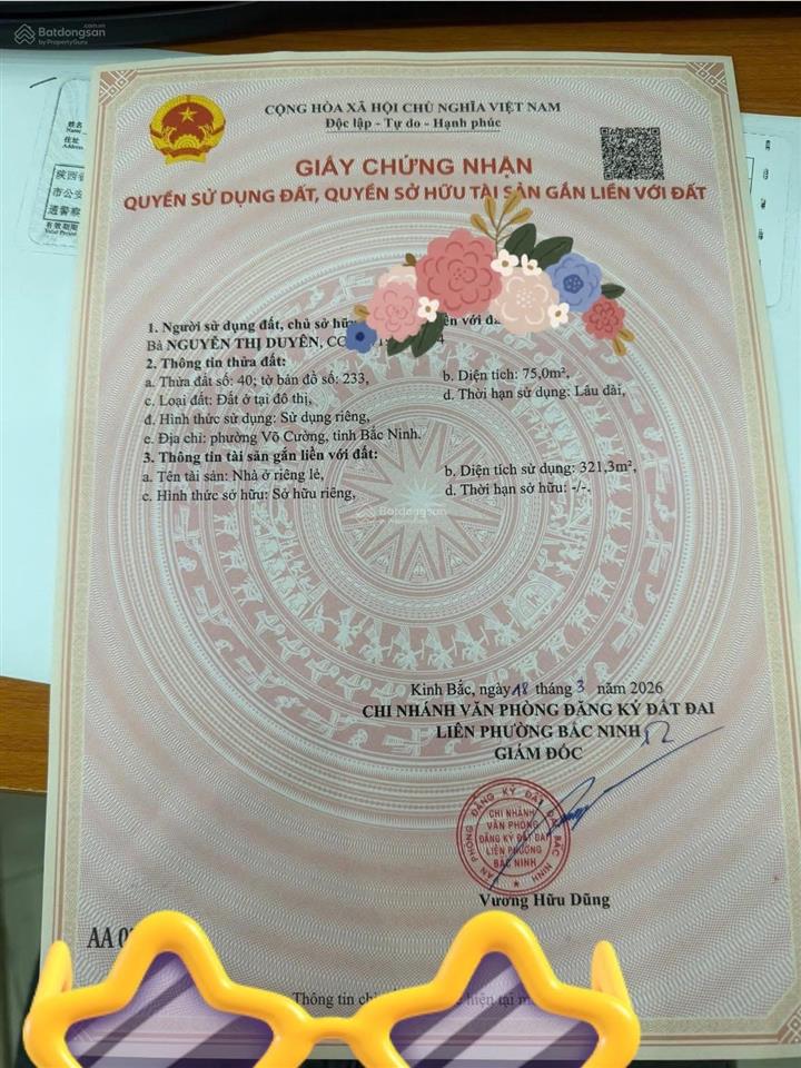 Chính chủ bán nhà liền kề 75m2, 13,5 tỷ tại cl 1438, him lam green park, bắc ninh