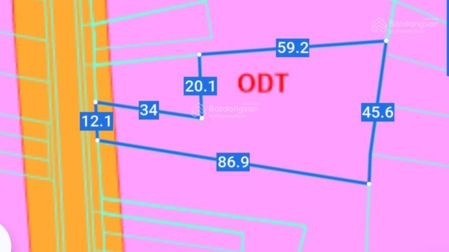 Bán gấp 2.551 m2 (60 tc) đất mặt tiền 56 b kim giao, ngãi giao, giá 7 tỷ đất đẹp nở hậu 45.6 m