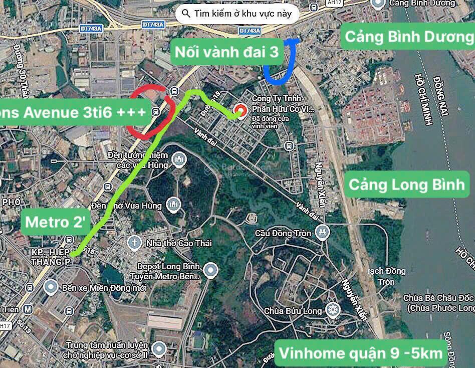 Chính chủ thanh lý đất gần metro bến xe miền đông mới, gần vinhomes q9, đh quốc gia
