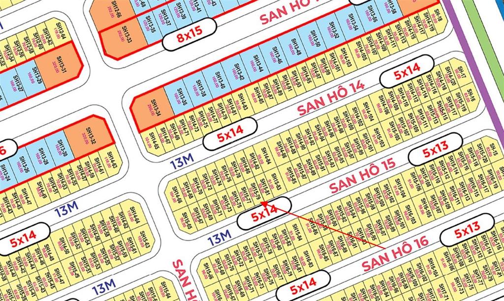 San hô 65m2 nhà thô có sổ đỏ chủ cần thanh khoản bán giá 8.650