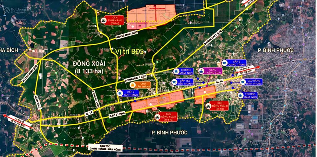 Chỉ 375 triệu sở hữu đất gần 200m2 tại phường, sẵn 100m thổ cư, cách 3 kcn lớn và ql14 chỉ 2.5km