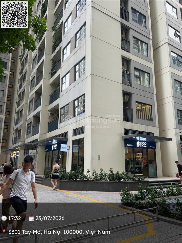 Bán shop chân đế vinhomes smart city sẵn dòng tiền cho thuê ổn định