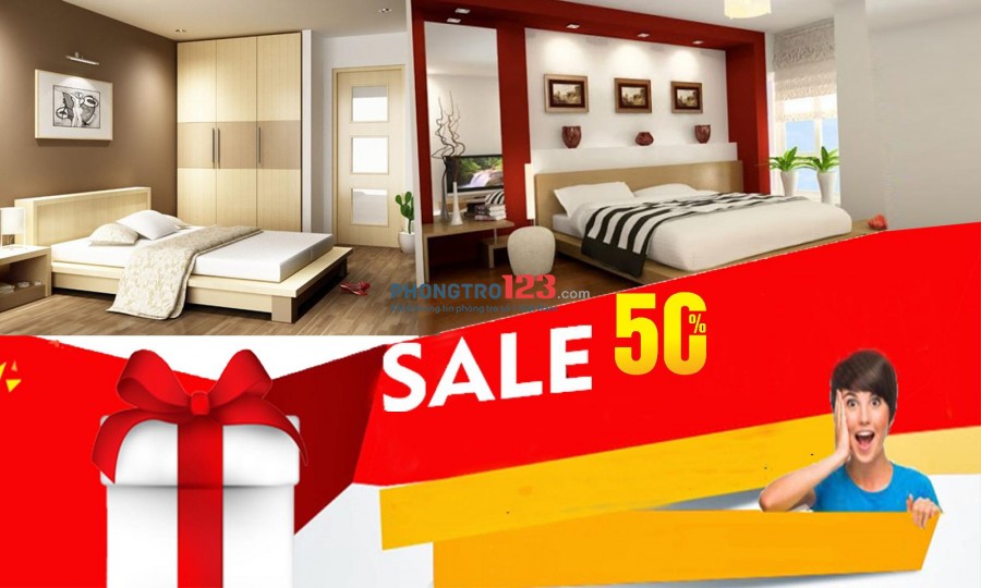 KHAI TRƯƠNG CĂN HỘ MỚI Full NT SALE OFF 50% . Nguyễn Thái Sơn - 4TR9 20m2