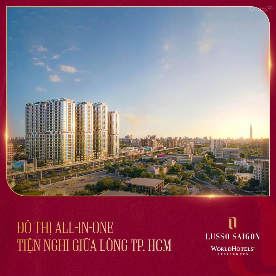 Lusso saigon ở căn hộ như ở khách sạn, vận hành bởi world hotel, tt 10% nhận nhà 0988 882 ***