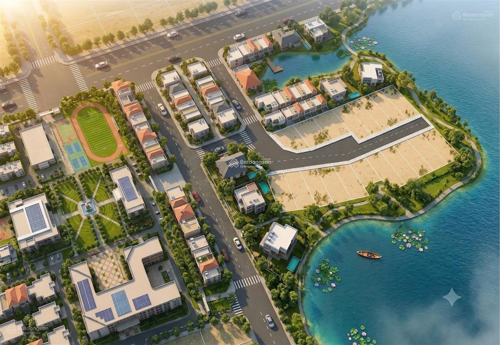 Bán đất đường tùng thiện, sơn tây, trung tâm phường, view hồ giá đầu tư 15tr/m2, 105m2 full thổ cư!