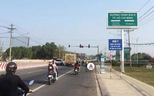 Bán lô đất mặt tiền vành đai 4, 3.465,3m2, giá 6tr/m2. ngay kcn phú an thạnh