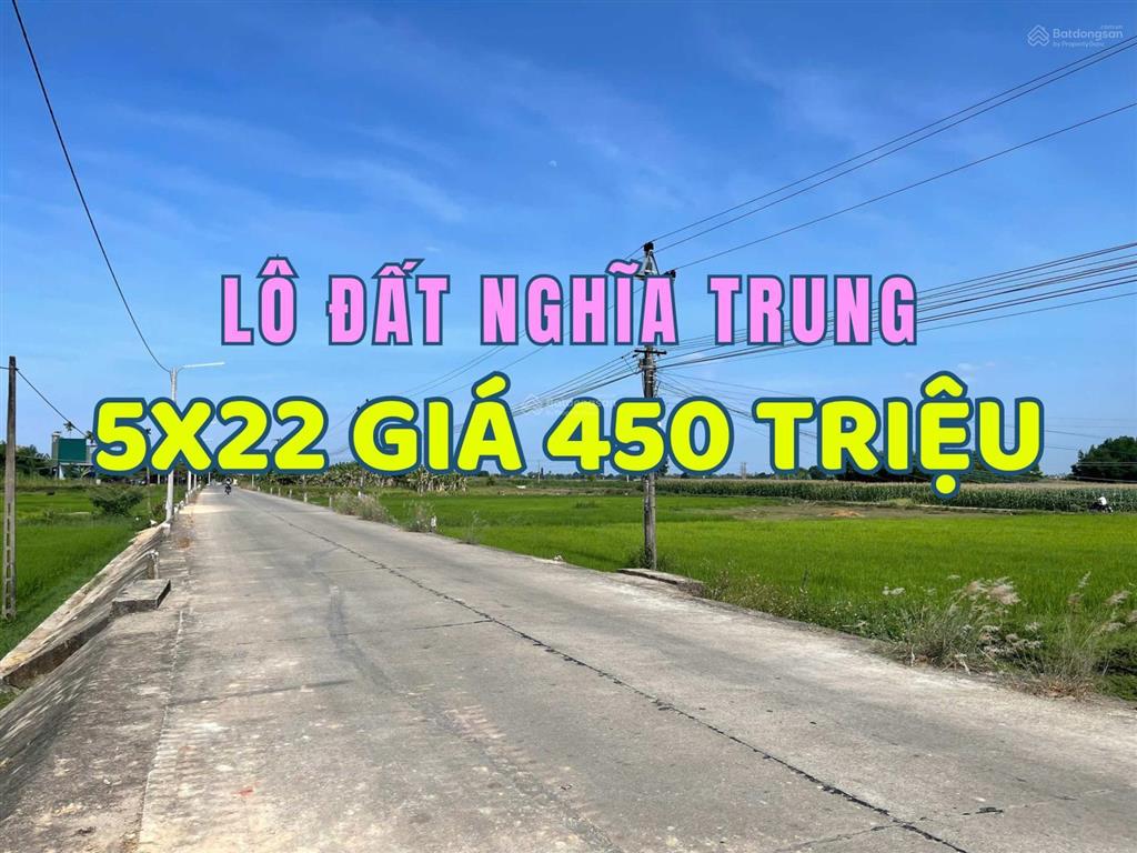 Bán gấp đất an hà 5x22m đường ô tô chỉ 5 phút đến trung tâm tp. quảng ngãi