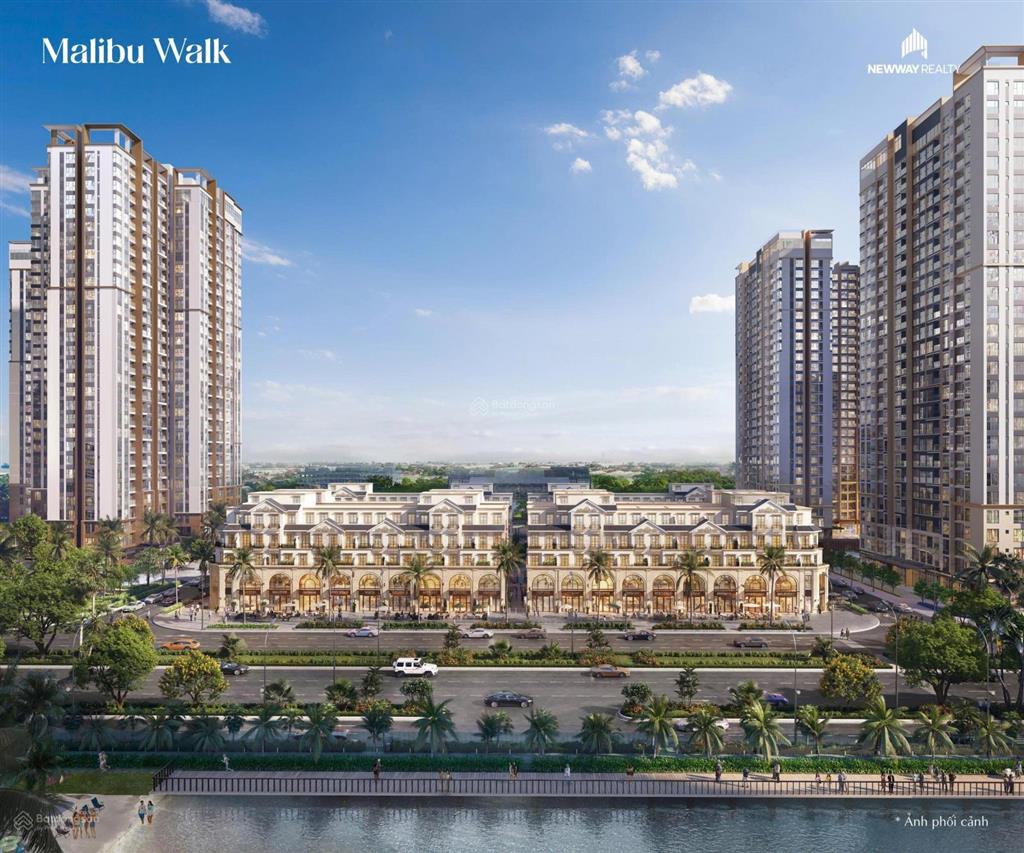 Malibu walk ký mới cđt shophouse vip mặt hồ ngọc trai, đại lộ 52m