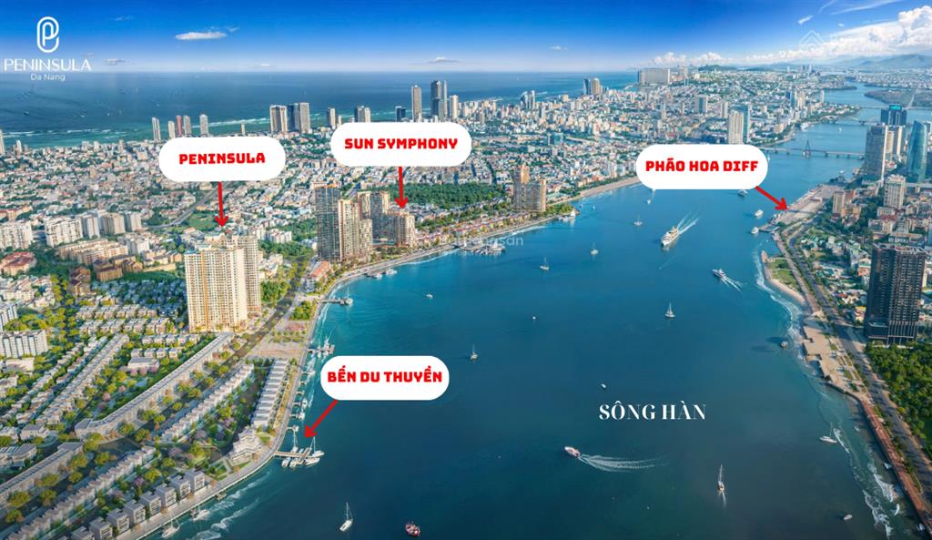 Sở hữu căn hộ 1pn tầng cao peninsula đà nẵng giá cực kỳ tốt so với thị trường !