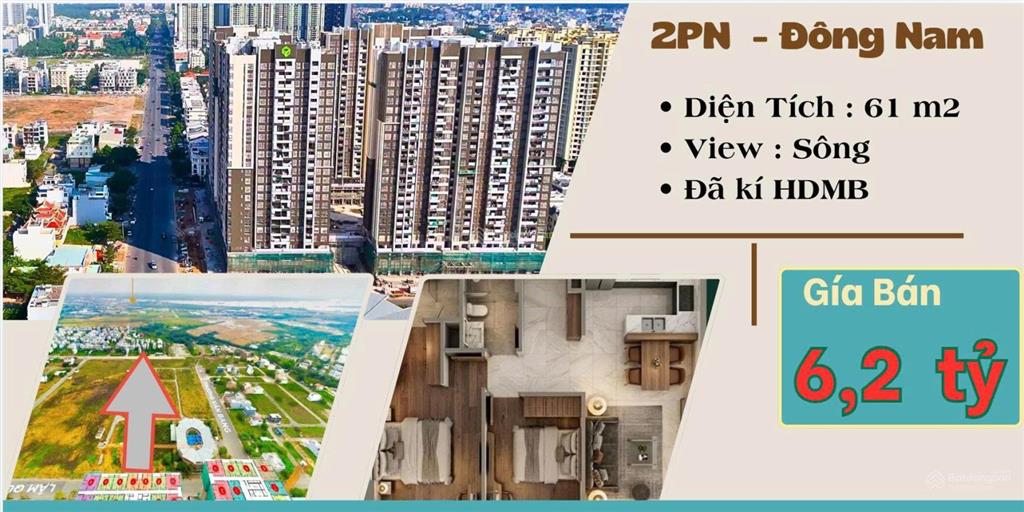 2pn hướng đông nam, tầng cao, view sông đẹp không bị chắn tầm nhìn. giá 6,2 tỷ. 0939 420 ***