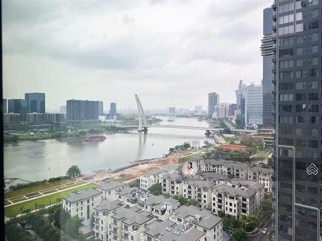 Sổ đỏ view sông & cầu ba son bán căn hộ 1pn + 1 phòng làm việc grand marina saigon